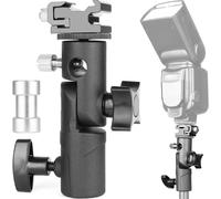 Camera Flash Holder Lamp Holder Umbrella Holder Flash Holder Type E for Canon Nikon Pentax Olympus Metz Canon (Pack of 1)