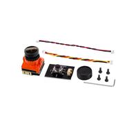 Caméra FPV 1800 TVL 5 MP 2,1 mm 1/3 Coms Capteur IR Bloqué 5 V-40 V NTSC/PAL avec OSD Interne pour Drone de Course FPV RC