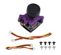 Caméra FPV haute définition, format mini, objectif de qualité avancée, capteur CMOS, résolution 1200 TVL pour des expériences de drone