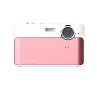 Caméra HD rétro Petite caméra numérique étudiant Niveau d'entrée Machine à Cartes de Voyage VLOG Immortalisez Facilement Vos Plus Beaux Moments(Pink)