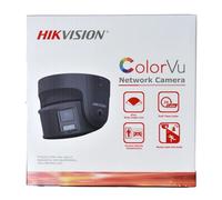 Caméra Hikvision 8MP, enregistrement couleur 24/7, détection intelligente des personnes et des véhicules, noir original 8MP, 4mm