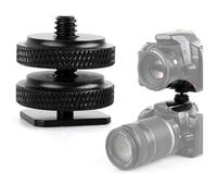 Camera Hot Shoe Adapter Mount - Couper Interface froide à vis en métal, Sécurissez le convertisseur de support flash | Stand de trépied accessoire de photographie de précision, unité de pince robuste,