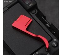 Caméra Hot Shoe Cover Thumb Up Grip Hot Shoe Adaptateur Cover Accessoires Hot Shoe Décoration Pour Sony ILCE-7CM2 Alpha 7C II A7c2 - Type Rouge-for sony A7C2