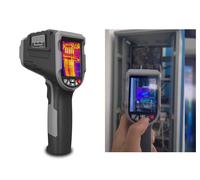 Caméra imagerie thermique type pistolet - Relevé maximum minimum moyenne - Enregistrement image / film sur mémoire 8GB - Rechargeable