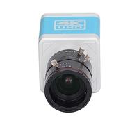 Caméra Industrielle USB, Caméra de sécurité Numérique HD 4K 30FPS avec Interface C CS, Prise en Charge d'un Objectif de Mise au Point Manuelle 6-12 Mm, Caméra Web pour (Prise UE)