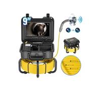 Caméra Inspection Canalisation Egout Auto-nivelant 30m Ecran 9 Pouces Zoom 36X IP68