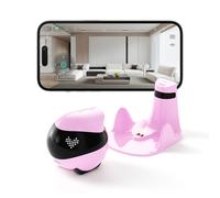 Caméra intelligente EBO Air 2 : robot compagnon mobile à intelligence artificielle avec vidéo HD, interaction avec les animaux domestiques & suivi de voiture