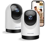 Camera Interieur 2K Wifi, Caméra Intérieure 360° Ptz Avec Suivi Automatique, Vision Nocturne & Audio Bidirectionnel, Babypho[CE437]
