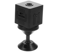 Caméra Intérieure 1080p Noire en Abs, Détection Mouvement | Placement Portable, Installation Simple sans Câblage, Surveillance Pièces et Chambre Garçon Fille, pour Parents et Animaux