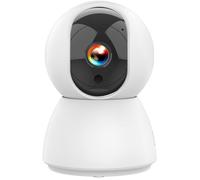 Caméra intérieure filaire - KYF - Rotative - Full HD - 4MP Motorisée P/T - Sirène intégrée