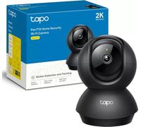 Tapo 2K(3MP) Caméra Surveillance WiFi intérieure 360° C211, Vision Nocturne, Notifications en Temps réel, Détection de Personne, Suivi de Mouvement, Télécommande, Compatible avec Alexa, Noir