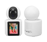 Caméra Intérieure pour Personnes âgées, Moniteur pour bébé à Double Microphone avec écran IPS de 2,8 Pouces, Caméra de sécurité Intelligente pour la Maison, Réveil Vocal, Suivi