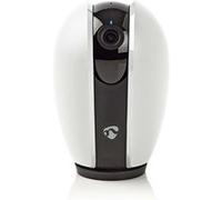 Nedis Caméra intérieure WIFICI21CGY – Wi‑Fi 1080p Pan/Tilt, Vision nocturne, Gris foncé/Blanc