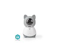NEDIS Caméra IP d'Intérieur Wi-Fi Intelligente Nedis Panoramique/Inclinaiso