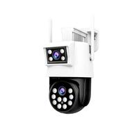 Caméra IP Extérieure PTZ HD 4MP, Double Objectif, WiFi, Suivi Automatique par IA, Vidéosurveillance(None SD Card)