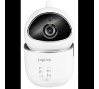 Caméra IP LogiLink SH0117 1920x1080 pixels CMOS 1/2.8" sans fil panoramique 355° inclinaison 90° blanche intérieure