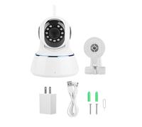Camera IP sans fil HD 720P avec vision nocturne et detection de mouvement, carte TF 32 Go, 100-240 V (Etats-Unis)