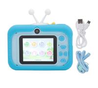 Caméra Jaune pour Enfants, Objectif Avant et Arrière 12mp, Enregistrement Vidéo pour Tout-Petits, Voyage à Domicile, Matériau ABS en Silicone