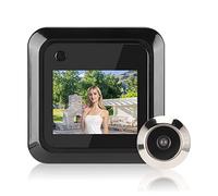 Caméra Judas 2,4, Visionneuse de Porte Intelligente HD Grand Angle 0,3 MP 95° avec écran LCD TFT, Enregistrement Photo Manuel pour Panneau de Porte 35-110 Mm