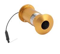 Caméra Judas de Porte, 170 ° Grand Angle, Conversation 2 Voies, Détection de Mouvement, Vision Nocturne WiFi Porte Visionneuse Oeil Trou Caméra, APP Contrôle pour TUYA (Doré)