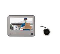 Caméra Judas de Porte, écran IPS 4,3 Grand Angle 120° sans Fil WIFI Visionneuse Numérique IR Vision de Mouvement Caméra électronique œil de Chat pour Porte D'appartement