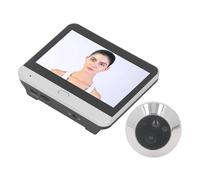 Caméra Judas sans Fil 1080P, Nocturne, Numérique à 120 Degrés, Moniteur Couleur de 4,3 Pouces pour Images et Vidéos AHD, Compatible avec, IOS