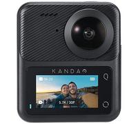 Kandao Caméra d'action QooCam 3 – 5.7K 62MP 360° 60fps, 2×1/1.55" F1.6, étanche, stabilisation