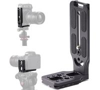 Camera L Bracket Horizontal Vertical Switching Tripod Quick Release Plate Compatible with Canon Nikon Sony DJI Osmo Ronin Zhiyun Stabilizer Tripod Monopod
