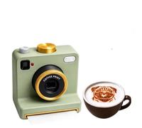 Caméra Latte Art imprimée en 3D, imprimante à café en mousse Cappuccino | Machine à mousse de chocolat d'imprimante à café pour le café à la maison