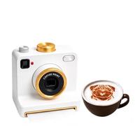 Caméra Latte Art imprimée en 3D, imprimante à café en mousse Cappuccino | Machine à mousse de chocolat d'imprimante à café pour le café à la maison