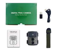 Caméra LED infrarouge IP54 12 MP 1080p 90FOV 0,8 s avec détecteur de mouvement PIR