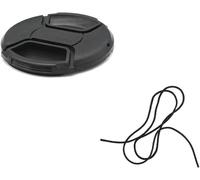 Camera Lens Cap, Diameter 55 mm, Protective Snap-on Cap, Compatible with Nikon, Canon, Sony, Sigma, Tamron, Olympus, Fujifilm, Universal Camera Case