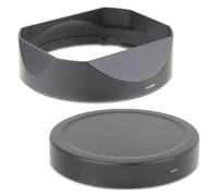 Camera Lens Hood, Baïonnette carrée en métal for Pare-Soleil, Compatible avec Fujifilm Fuji Fujinon XF16-55mm F2.8 R LM WR II avec Kit de Capuchon Avant en métal,for Parts