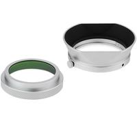 Camera Lens Hood, Filtre et Pare-Soleil carré en métal, Compatible avec l'appareil Photo Fujifilm X100VI,for Parts
