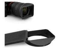 Camera Lens Hood, Pare-Soleil carré à baïonnette en métal avec Capuchon, Compatible avec Sony FE 24-50mm F2.8 G SEL2450G, LH-E245,for Parts