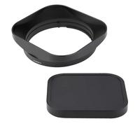 Camera Lens Hood, Pare-Soleil carré à baïonnette en métal. Compatible avec Sigma 56 mm F1.4 DC DN, 18-50 mm F2.8 DC DN avec Capuchon en métal.,for Parts