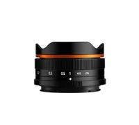 Camera Lens, Objectif Grand Angle fisheye 10 mm F5.6 for appareils Photo Hybrides APS-C, Compatible avec Sony ZV-E10 A6400, Canon EF-M, Nikon Z et Fujifilm.,in Parts(Black,E-Mount(APS-C))