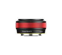 Camera Lens, Objectif Portrait 25 mm F1.8 AF APS-C à Grande Ouverture, Compatible avec Sony E, Fuji FX30, Nikon Z, ZVE-10, A5000 et A5100,in Parts(Orange,E-Mount(APS-C))