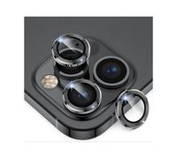 Camera lens protective film compatible with iPhone HD tempered glass lens screen film cover black CD pattern 3 pieces iPhone 15pro/15promax
