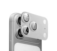 Camera Lens Protector for iPhone 17 Pro Max, Ultra-Thin Hd Tempered Glass Cover, Matte Metal Plate, Case Friendly, Anti-Scratch for iPhone 17 Pro Max Camera Lens Protector (Sliver,for iPhone 17 pro)