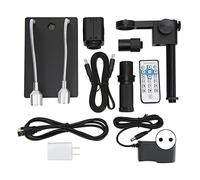 Caméra Microscope de qualité Industrielle avec Objectif Zoom 150X - Sortie vidéo 24 MP Full HD 2K 1080p 60 FPS - Construction en Alliage d'aluminium - Prise US AC 100 240 V pour