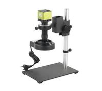 Caméra Microscope Industriel 4K UHD 1080P, Fonction de Mesure, Zoom 100X 130X, Objectif à Monture C for l'inspection Industrielle pour la réparation et la Soudure(A)