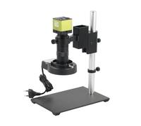 Caméra Microscope Industriel 4K UHD 1080P, Fonction de Mesure, Zoom 100X 130X, Objectif à Monture C for l'inspection Industrielle pour la réparation et la Soudure(1/2")