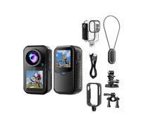 Caméra Miniature 5K Anti-Tremblement WiFi avec Zoom 5x, Écran Tactile, Caméra Corporelle pour Vlogs, Enregistreur Vidéo de Poche pour Vélo et
