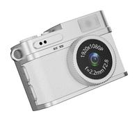 Caméra miniature de la taille du pouce avec écran LCD de 2,4 cm, corps portable, capture vidéo 1080p, convient pour les aventures quotidiennes appareil photo compact rechargeable