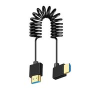 Camera Monitor Cable - 8.66 Inch Photography Cord | Electronic Component Adjustable Cable - Lightweight Spring Stretch 0.3 To 1m Lead For Filming Indoor Outdoor Studio Use