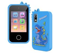 Caméra Numérique 1080p 48MP avec écran IPS de 2,8 Pouces Petit Appareil Photo Vidéo Numérique Portable pour Garçons Filles de 3 à 12 Ans Anniversaire Présente Dinosaure (Bleu)