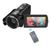 Caméra Numérique 1080P Full HD DV 16×Zoom Numérique Rotation Ecran Tactile LCD 24MP Détection de visage+Télécommande