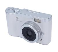 Caméra Numérique, 1080p HD 48MP Point Numérique Point & Shoot Camera avec écran Flip HD de 2,4 Pouces, Lumière de Remplissage à LED Intégrée, Zoom Numérique 8X, pour Les (White)