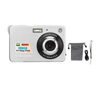 Caméra Numérique 48MP 4K Mini CAMERIE avec Zoom Numérique 8X et Batterie Rechargeable, écran LCD 2,7 Pouces, Carte SD de 32 Go, Caméra de Poche pour Les Enfants et Adultes, Noir,